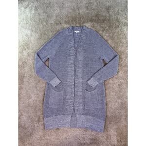 BP. Women's Griffin Open Front Pocket Cardigan In Grey Medium E334